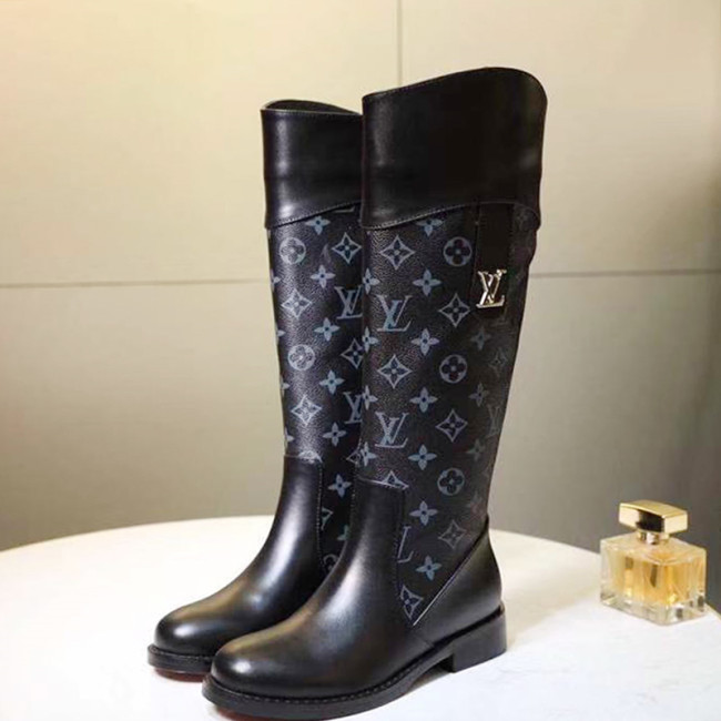 Louis Vuitton Women Shoes Boots Luxury Brand Womens Knee-Length Boots Whatapp