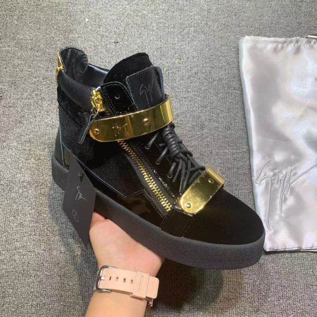 Giuseppe Zanotti Mens Shoes Luxury Brand High Top Sneakers Coby Whatapp