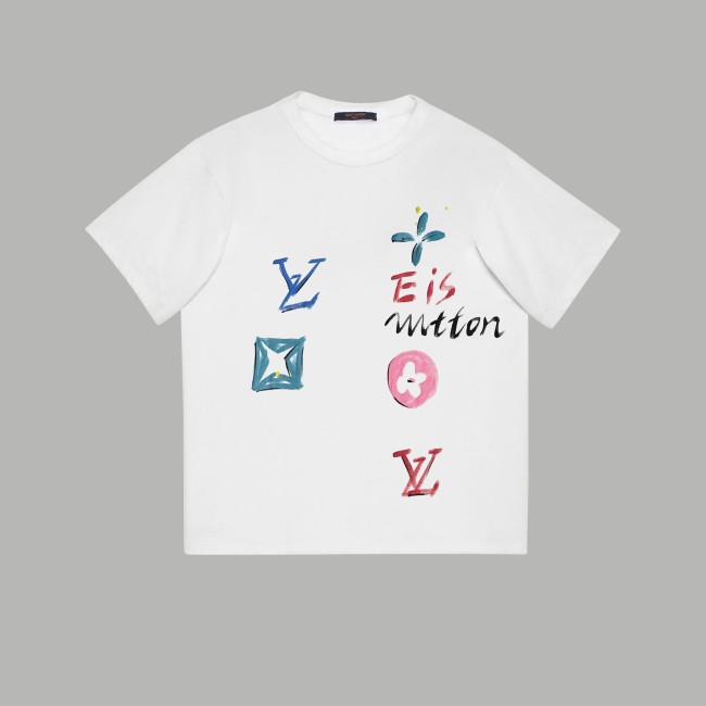 Louis Vuitton Luxury Brand Men Womens Short Sleeve T-Shirt Whatapp