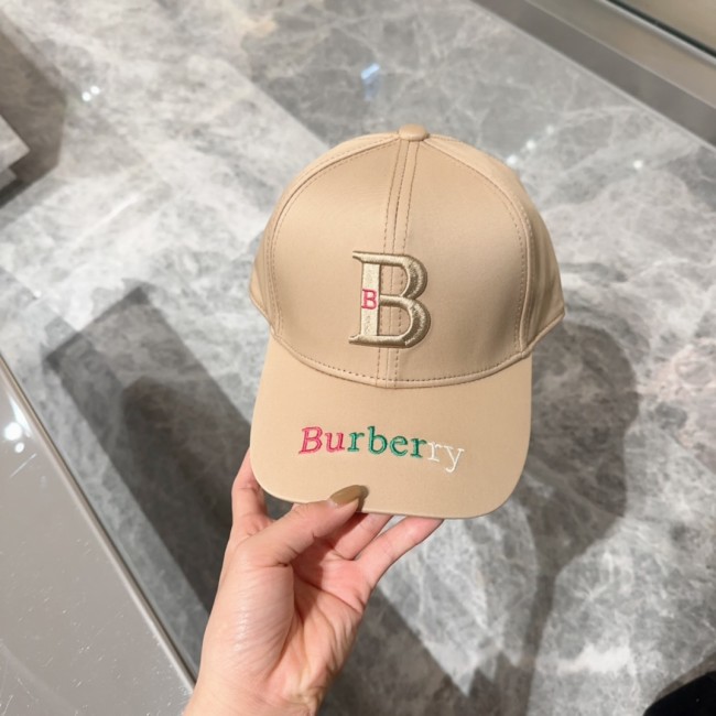 Burberry Womens Mens Cap Baseball Hat Luxury Brand with Original Box