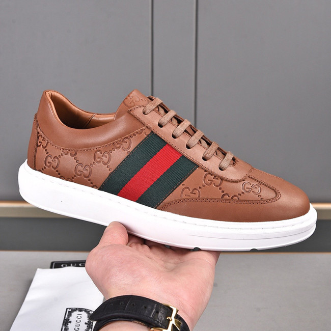 Gucci Mens Shoes Luxury Brand Men's Gucci Tennis Sneaker with Original Box Whatapp