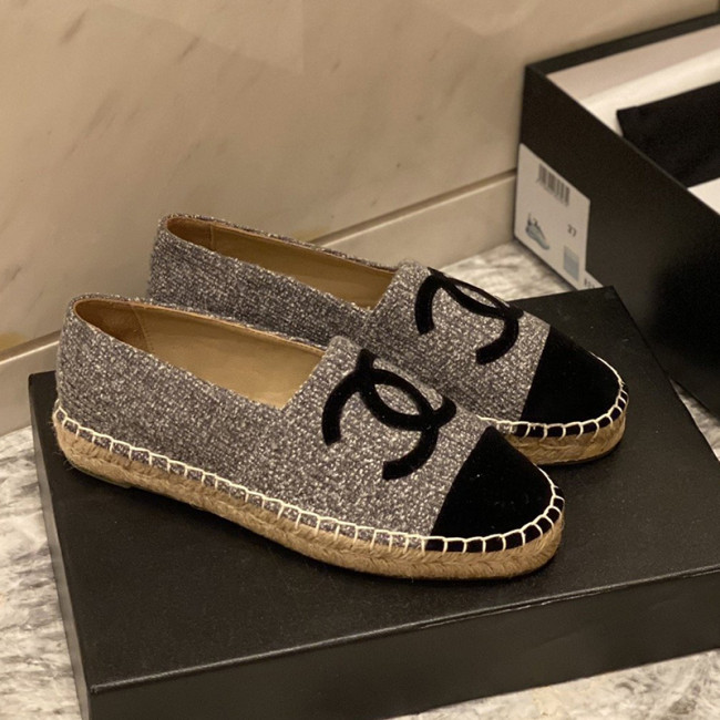 Chanel Women Shoes Fashion Espadrille Luxury Brand Casual Shoes for Women ESPADRILLE with Original Box Espadrilles Whatapp