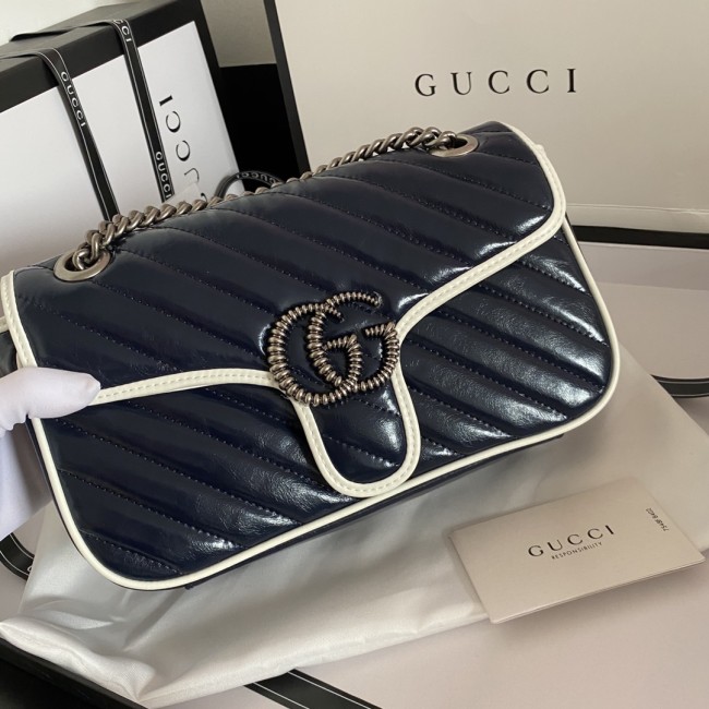 Gucci Womens Bags Shoulder Messenger Bag Luxury Brand Small GG Marmont bag with Original Box Whatapp