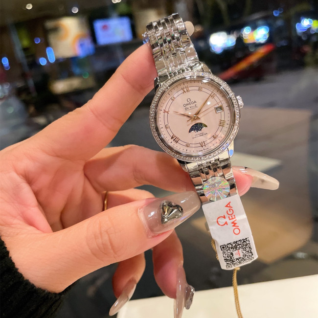 Omega Womens Watch Luxury Brand Design Fashion Type with Original Box Whatapp