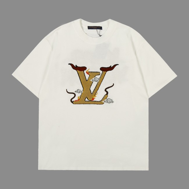 Louis Vuitton Luxury Brand Men Womens Short Sleeve T-Shirt Whatapp