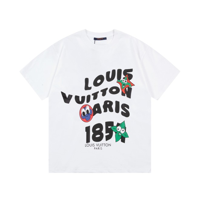 Louis Vuitton Luxury Brand Men Womens Short Sleeve T-Shirt Whatapp