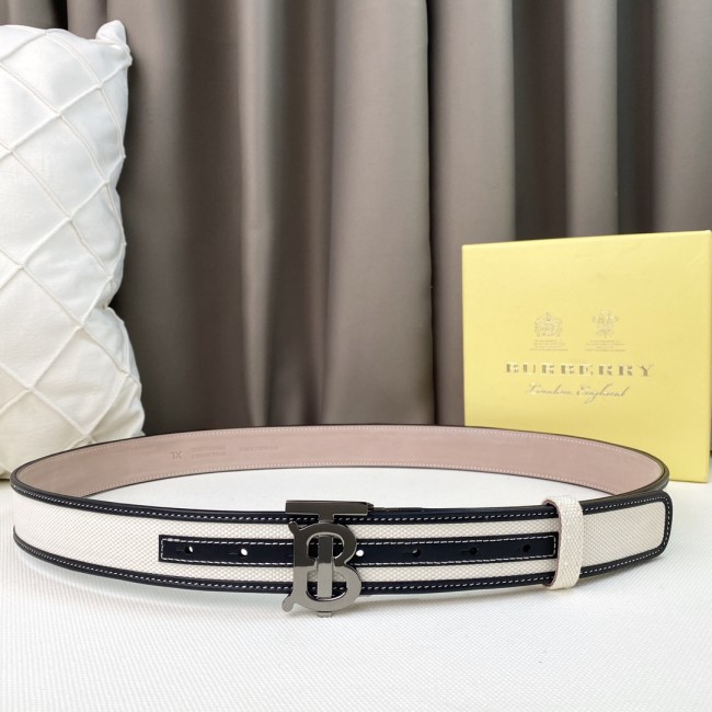 Burberry Womens Belt Luxury Brand Design Fashion Type with Original Box Monogram Motif Canvas and Leather Belt Whatapp