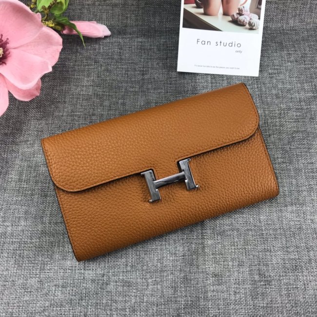 Hermes Womens Mens Wallets Purse Card Holder Leather Long Design Coin Bag with Original Box Whatapp