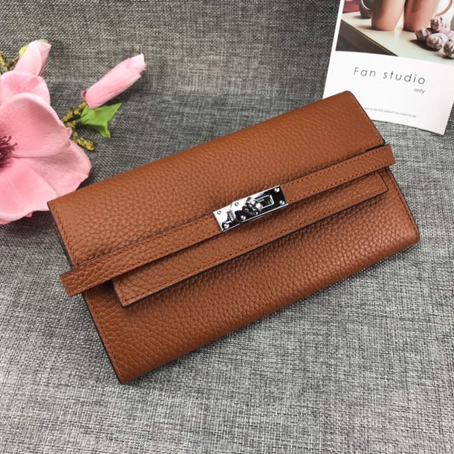 Hermes Womens Mens Wallets Purse Kelly Bag Clutch Leather Design Coin Bag with Original Box Whatapp