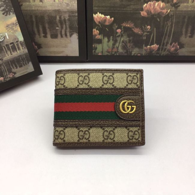 Gucci Mens Wallet GG Supreme card case Card Holders for Men Luxury Brand with Box Whatapp