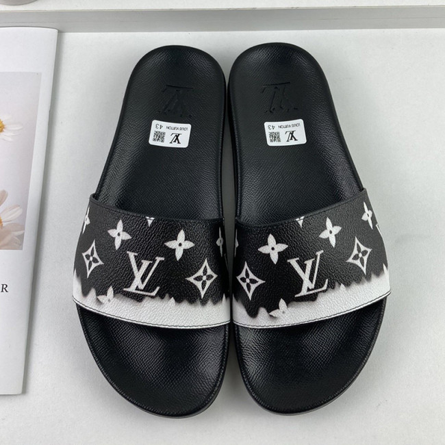 Louis Vuitton Men Shoes Slippers Sandals Flip Flop Luxury Brand WATERFRONT MULE with Original Box Whatapp