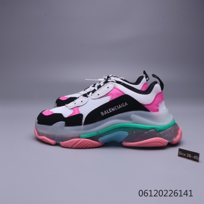 Balenciaga Womens Shoes Sneakers Luxury Brand Triple S Sneaker with Original Box 06120226141 Whatapp