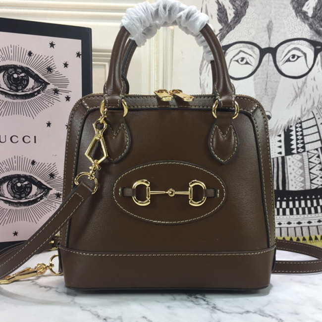 Gucci Womens Bags Shoulder Messenger Bag Luxury Brand Gucci Horsebit 1955 mini top handle bag 640716 92TCG 8563 with Original Box Whatapp