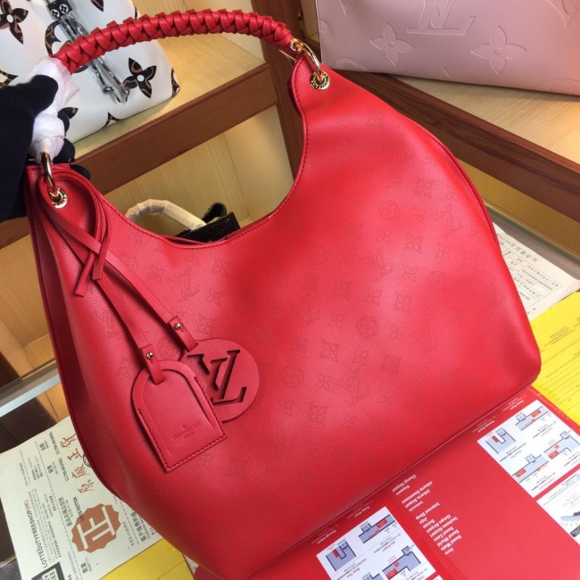 Louis Vuitton Womens Bags Messenger Shoulder Bags Handbags Luxury Brand CARMEL Mahina perforated calf leather Whatapp