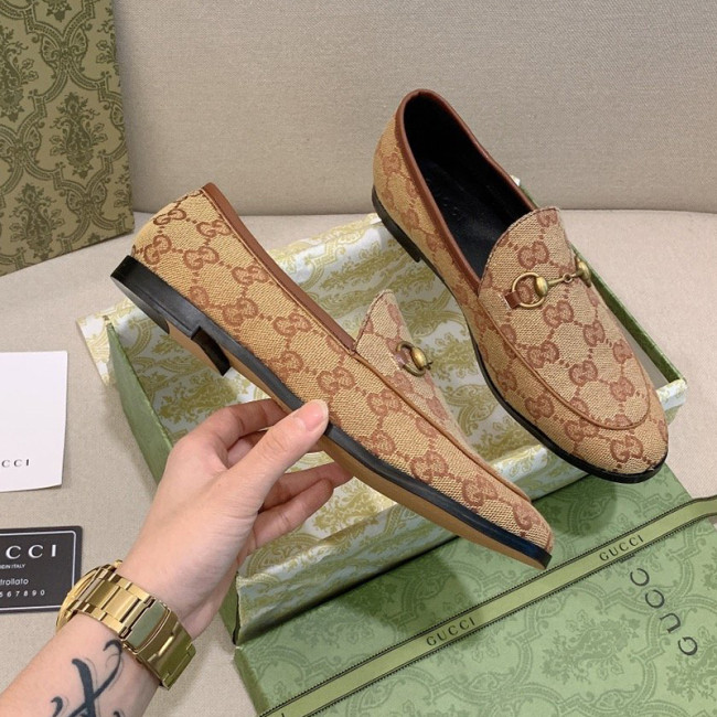 Gucci Womens Shoes Casual Design Loafers Leather Luxury Brand loafer with Original Box Whatapp