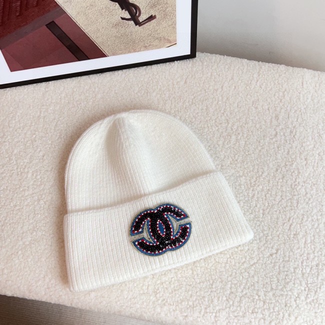 Chanel Womens Hats Luxury Brand Knit Hat with Original Box