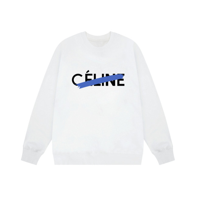 Celine Womens Mens Long Sleeve T Shirts Sweatshirt Luxury Brand Mens Sweatshirts Whatapp