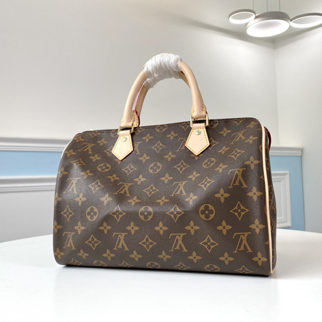 Louis Vuitton Womens Bags Luxury Brand Fashion Type SPEEDY 30 Monogram Canvas with Original Box M41108 Whatapp