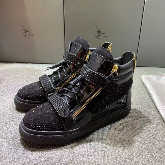 Giuseppe Zanotti Mens Shoes Luxury Brand High Top Sneakers Coby Whatapp