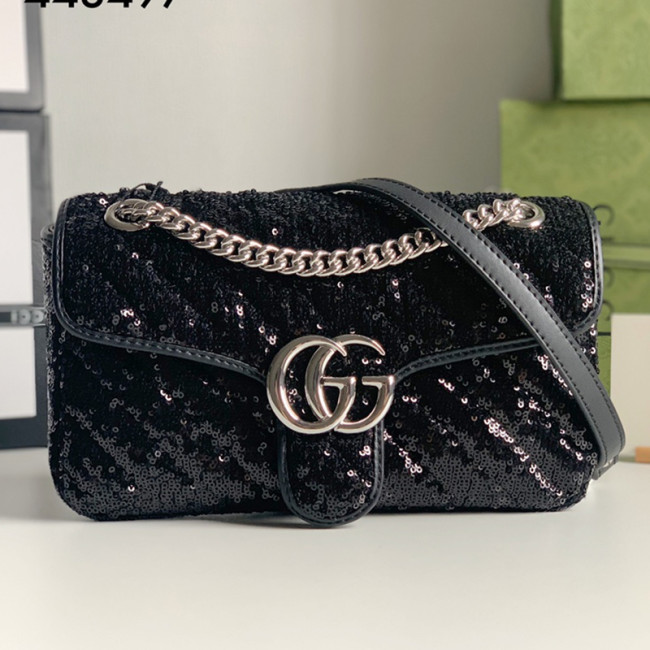 Gucci Womens Bags Shoulder Messenger Bag Luxury Brand Small GG Marmont bag with Original Box Whatapp