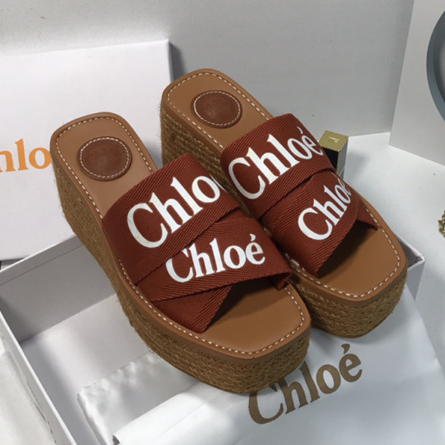 Chloe Womens Shoes Mule Slides Sandals Slippers Luxury Brand with Original Box Summer Design Whatapp