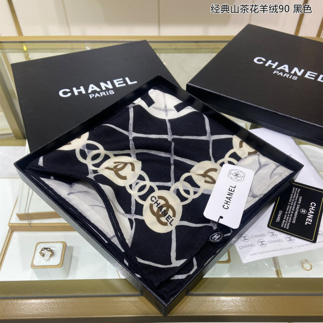 Chanel Scarves Womens Fashion Scarf with Original Box Whatapp