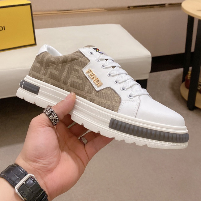 Fendi Mens Shoes Fashion Sneakers Luxury Brand Casual Shoes for Men with Original Box Whatapp