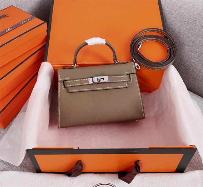 Hermes Womens Bags Handbags Luxury Brand Fashion Hermès Kelly Mini Kelly Second Generation Totes Whatapp