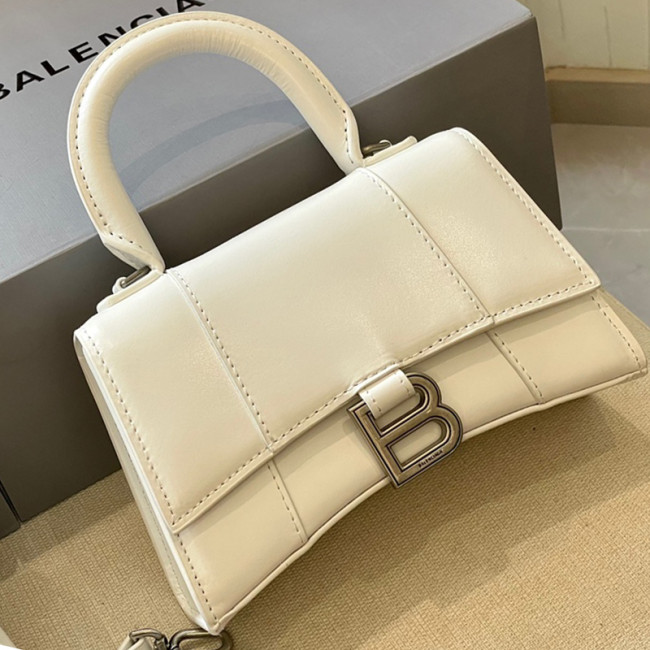 Balenciaga Womens Bags HOURGLASS XS S TOP HANDLE BAG with Original Box Whatapp