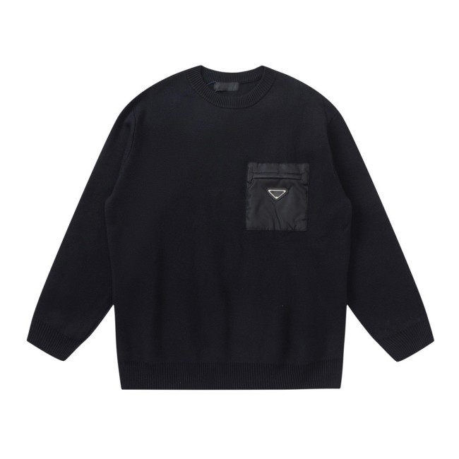 Prada Men Womens Sweater Luxury Brand Mens Knitwear Top Quality Whatapp