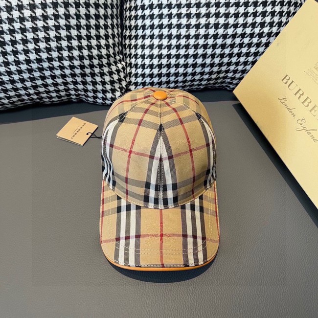 Burberry Womens Mens Cap Baseball Hat Luxury Brand with Original Box