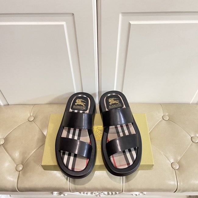 Burberry Mens Shoes Leather Sandals Whatapp