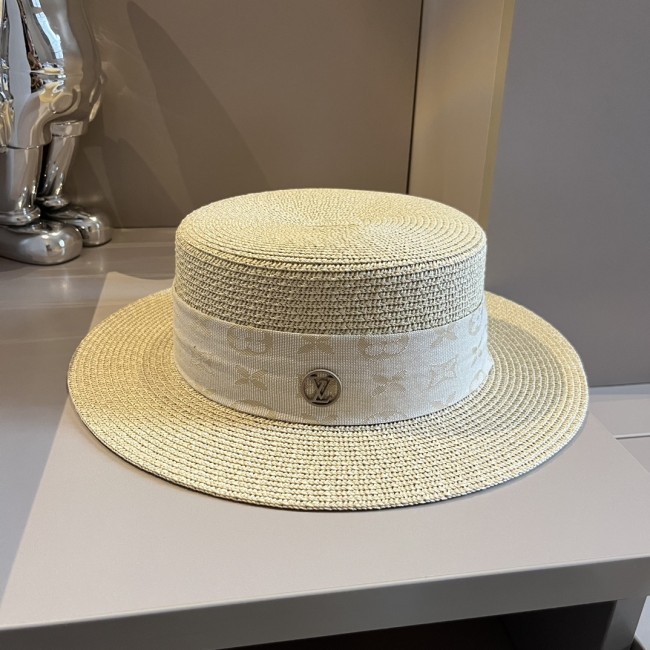 Louis Vuitton Womens Mens Cap Straw Hat Luxury Brand with Original Box