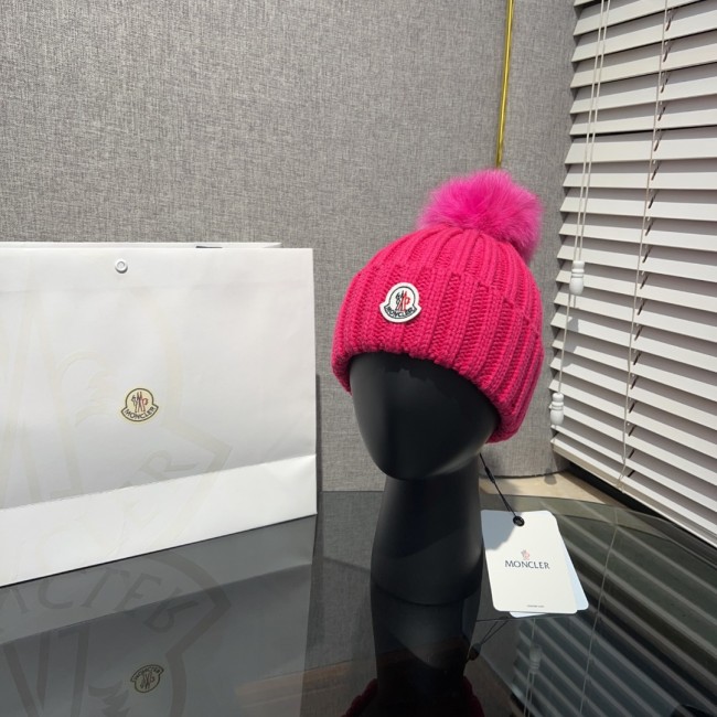 Moncler Mens Womens Hats Luxury Brand Design Moncler Knit Hat with Original Box