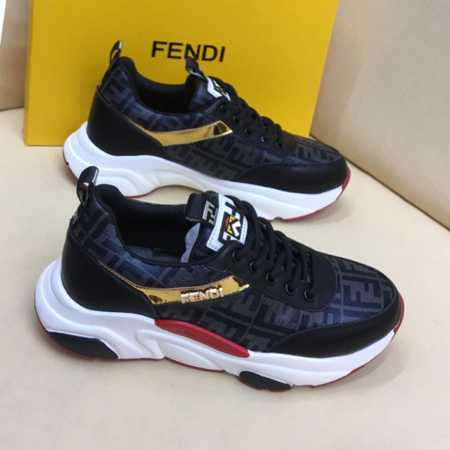 Fendi Mens Shoes Fashion Sneakers Luxury Brand Casual Shoes for Men with Original Box Whatapp