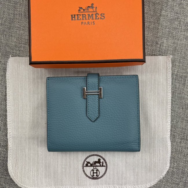 Hermes Womens Mens Wallets Purse Card Holder Leather Design Coin Bag with Original Box Whatapp