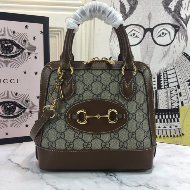 Gucci Womens Bags Shoulder Messenger Bag Luxury Brand Gucci Horsebit 1955 mini top handle bag 640716 92TCG 8563 with Original Box Whatapp