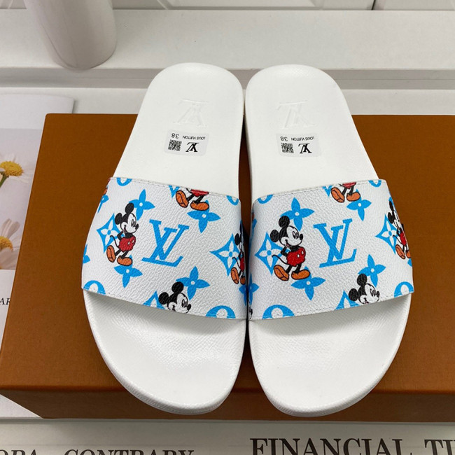 Louis Vuitton Men Shoes Slippers Sandals Flip Flop Luxury Brand WATERFRONT MULE with Original Box Whatapp