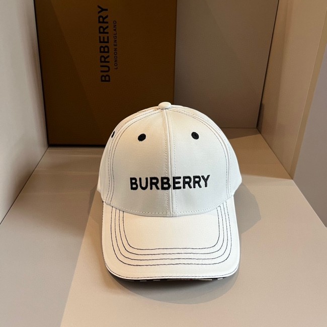 Burberry Womens Mens Cap Baseball Hat Luxury Brand with Original Box