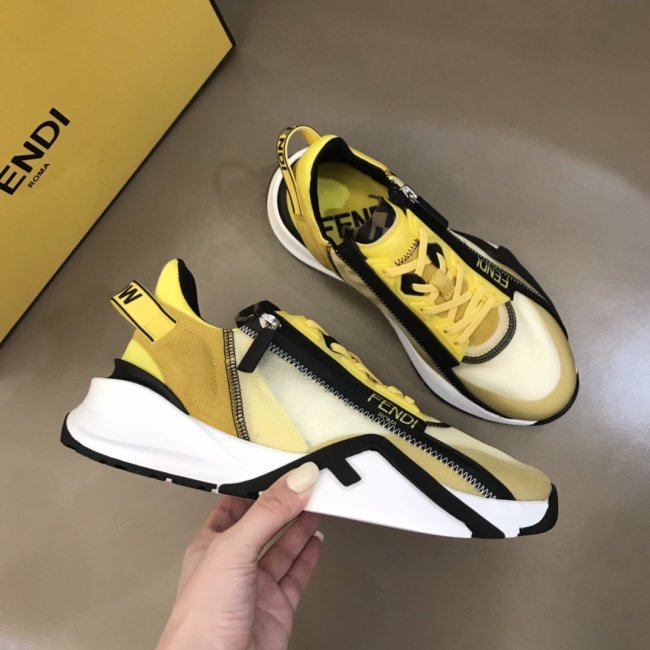 Fendi Mens Shoes Fashion Sneakers Luxury Brand Casual Shoes for Men with Original Box Whatapp