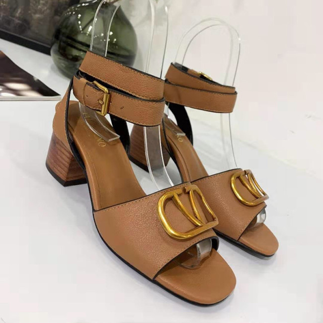 Valentino Womens Shoes Mid Heels Vlogo Sandals Whatapp