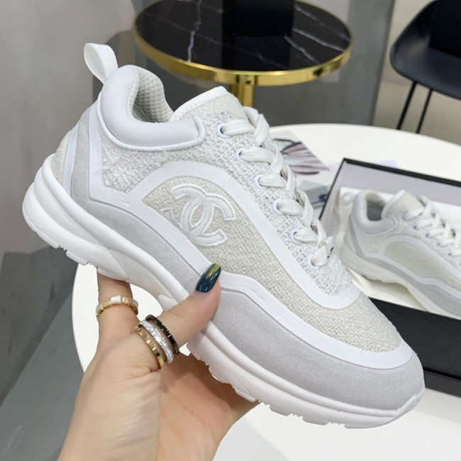 Chanel Women Shoes Sneakers Luxury Brand Sports Shoes Breathable Design with Original Box Whatapp