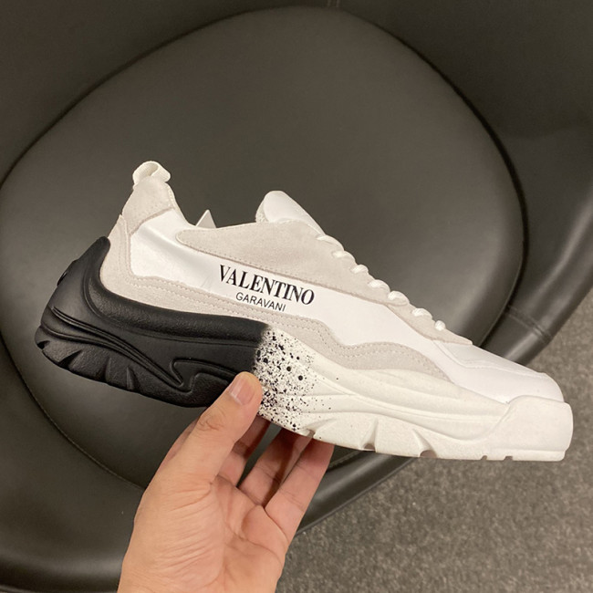 Valentino Men Shoes Fashion Design Luxury Brand GUMBOY CALFSKIN SNEAKER with Original Box VY0S0B17CQBA01 Whatapp