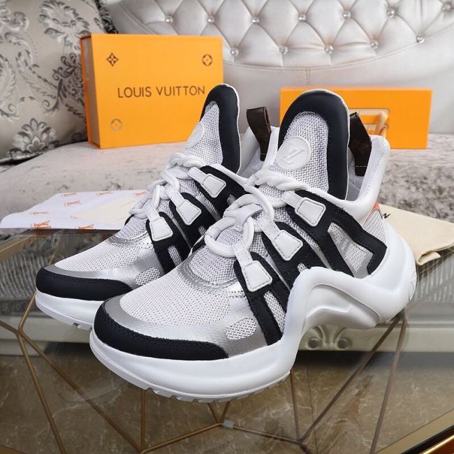 Louis Vuitton Women Shoes Sneakers Luxury Brand Design Fashion LV ARCHLIGHT SNEAKER with Original Box Whatapp