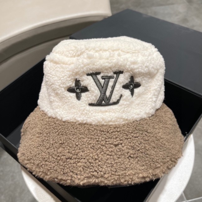 Louis Vuitton Womens Mens Cap Bucket Hat Luxury Brand with Original Box