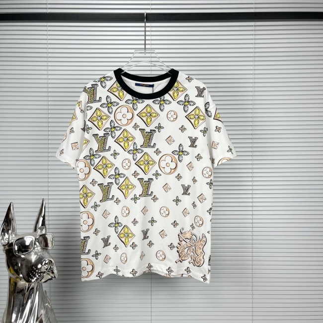 Louis Vuitton Luxury Brand Men Womens Short Sleeve T-Shirt Whatapp