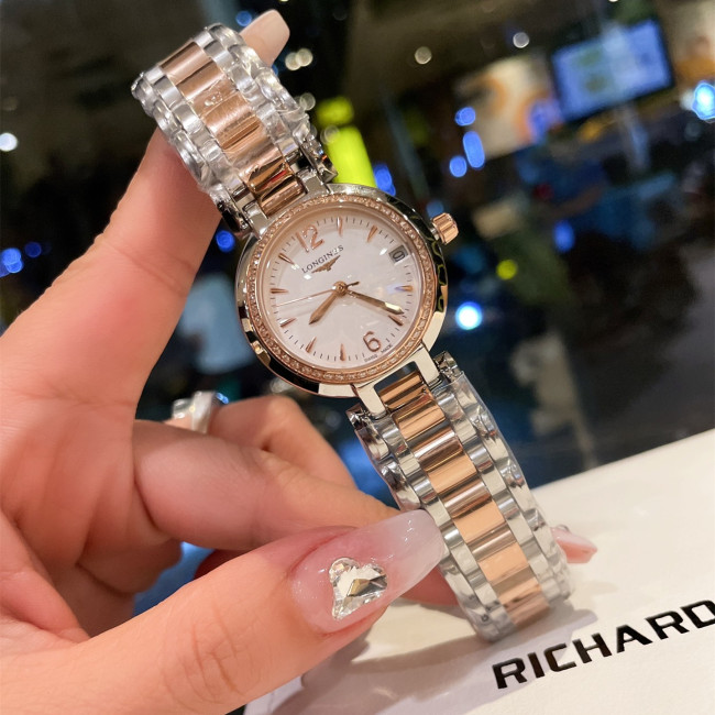 Longines Womens Watch Luxury Brand Design Fashion Type with Original Box Whatapp