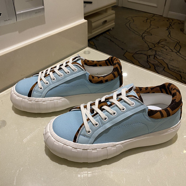 Fendi Womens Shoes FENDI FORCE Canvas and TPU Low-tops Whatapp