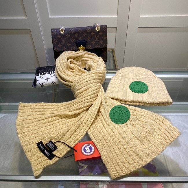 Canada Goose Scarves Men Womens Fashion Scarf and Hats Set with Original Box Whatapp