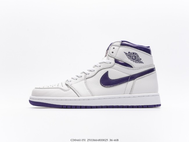 Air Jordan 1Court Purple Sneakers Mens Womens Shoes Sneakers with Original Box CD0461-15125113664833025 Whatapp